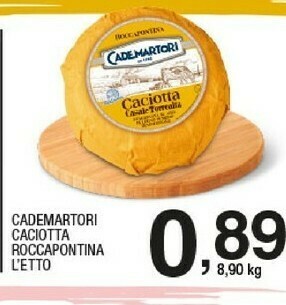 Sigma Cademartori Caciotta Roccapontina offerta