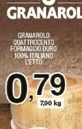 Sigma Granarolo Quattrocento Formaggio Duro 100% Italiano offerta