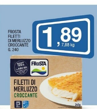 Sigma Frosta Filetti Di Merluzzo Croccante 240 G(ml) offerta