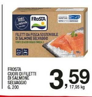 Sigma Frosta Cuori Di Filetti Di Salmone Selvaggio offerta