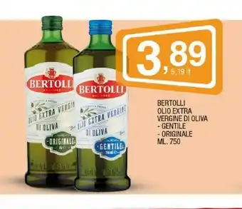 Sigma Bertolli Olio Extra Vergine D'Oliva Gentile 1000 G(ml) offerta