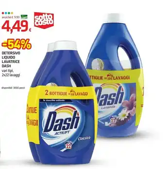 Superconti Dash Detersivo lavatrice offerta