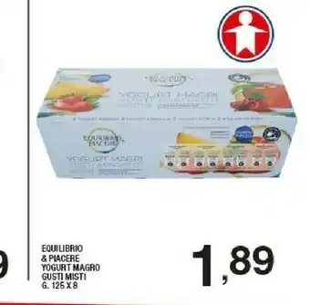 Sigma Equilibio & piacere Yogurt Magro Gusti Misti offerta