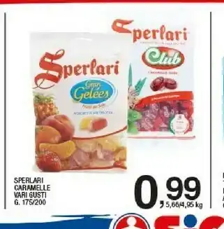 Sigma Sperlari Caramelle Lavazza Ripiene Al Caffè 175 G(ml) offerta