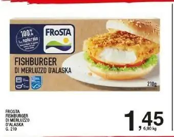Sigma Frosta Fishburger 100% Filetto Di Merluzzo D'Alaska 210 G(ml) offerta