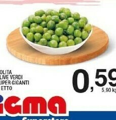 Sigma Dolita Olive Verdi offerta
