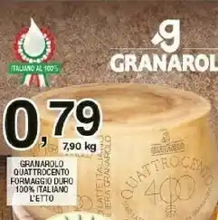 Sigma Granarolo Quat Trocento Formaggio Duro 100% Italiano offerta