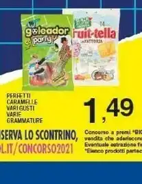 Sigma Perfetti Caramelle Vari Gusti Varie Grammature offerta