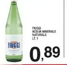 Sigma Fiuggi Acqua Minerale Naturale offerta