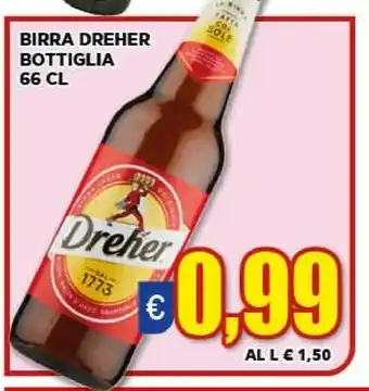 Vivo Supermercati Dreher Birra Bottiglia offerta