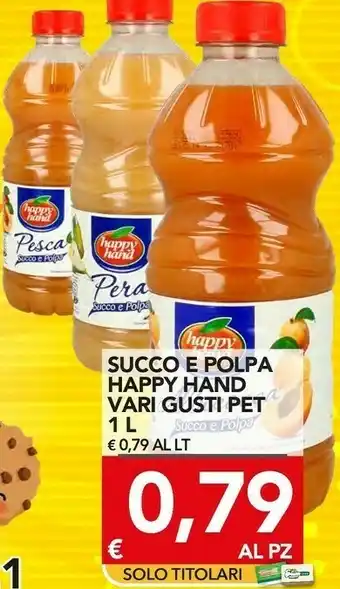 TuoDi Happy Hand - Pera Succo E Polpa 1000 G(ml) offerta