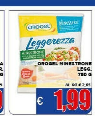 Vivo Supermercati Orogel Leggerezza Minestrone 750 G(ml) offerta