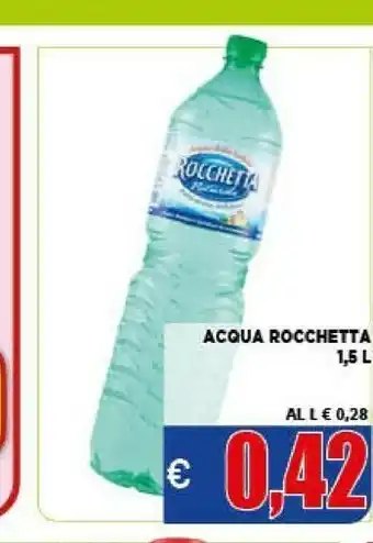 Vivo Supermercati Rocchetta Acqua Minerale Naturale 1500 G(ml) offerta