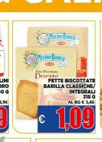 Vivo Supermercati Mulino Bianco Fette Biscottate Classiche/ Integrali offerta