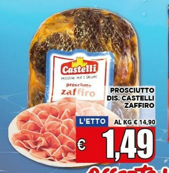 Vivo Supermercati Castelli Prosciutto Zaffiro offerta