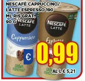 Vivo Supermercati Nescafé Cappuccino / Latte Espresso offerta