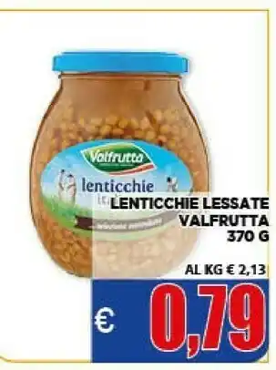 Vivo Supermercati Valfrutta Lenticchie offerta