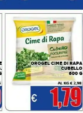 Vivo Supermercati Orogel Cime Di Rapa Cubello Foglia Più I Vegetali offerta