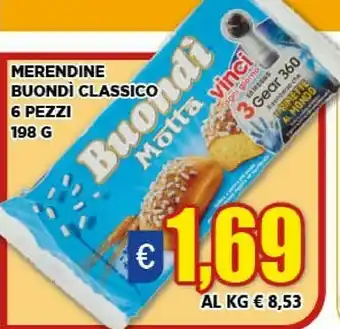 Vivo Supermercati Motta Merendine Buondi Classico offerta