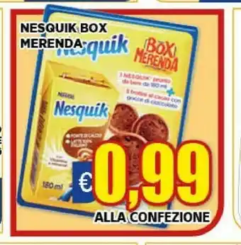 Vivo Supermercati Nestlè Nesquik Box Merenda offerta