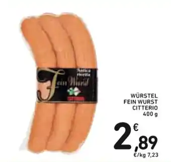 Spazio Conad WÜRSTEL FEIN WURST CITTERIO 400 g offerta