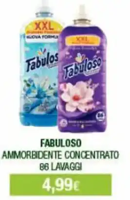 Acqua & Sapone FABULOSO AMMORBIDENTE CONCENTRATO 86 LAVAGGI offerta