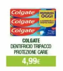 Acqua & Sapone COLGATE DENTIFRICIO TRIPACCO PROTEZIONE CARIE offerta