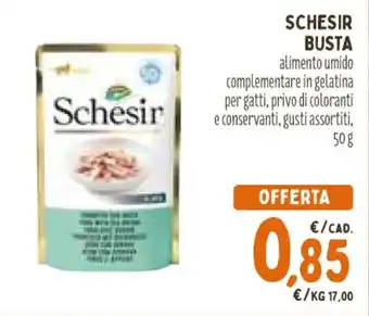 Spazio Conad SCHESIR BUSTA 50 g offerta