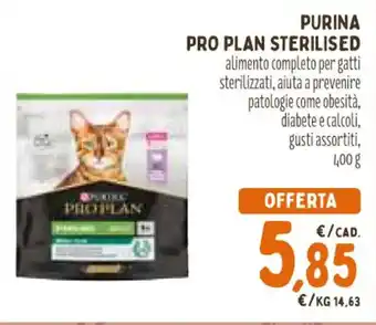 Spazio Conad PURINA PRO PLAN STERILISED 400 g offerta