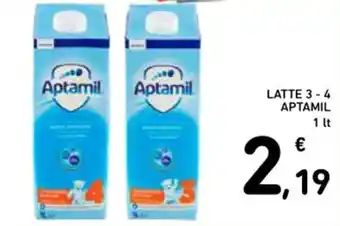 Spazio Conad LATTE 3-4 APTAMIL 1 lt offerta