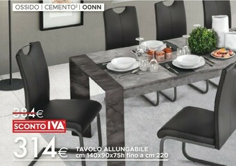 Mondo Convenienza Tavoli allungabili offerta