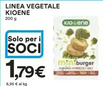 Coop Kioene - Mini Burger Vegetali Agli Spinaci 200 G(ml) offerta