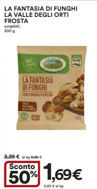 Coop La Valle Degli Orti - Fantasia Di Funghi 300 G(ml) offerta