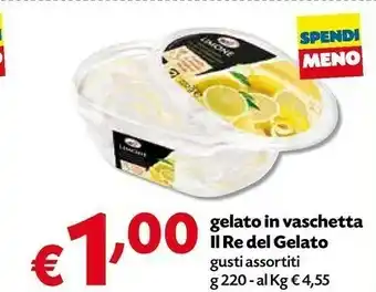 Borello Supermercati II Re Del Gelato Gelato In Vaschetta offerta