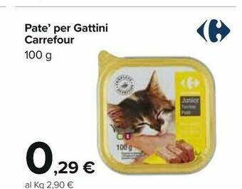 Carrefour Carrefour Pate Per Gattini offerta