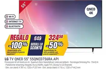 Trony Lg tv qned 55 55qned756ra.api offerta