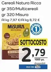 Famila Superstore Misura cereali natura ricca/multicereali offerta
