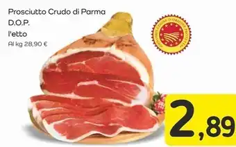 Famila Superstore Prosciutto crudo di parma d.o.p offerta