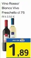Famila Superstore Freschello vino rosso/bianco vivo offerta