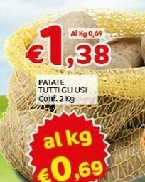 Crai Patate Tutti Gli Usi offerta