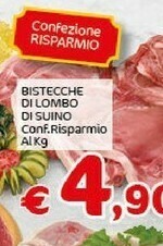 Crai Bistecche Di Lombo Di Suino offerta