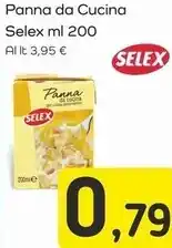 Famila Superstore Selex panna da cucina offerta