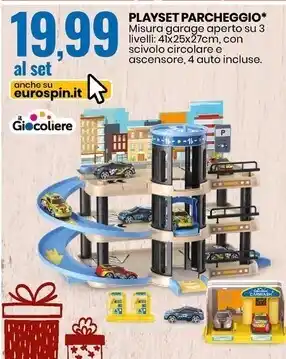 Il giocoliere playset parcheggio
