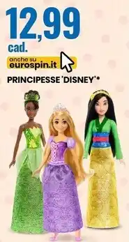 Eurospin Principesse 'disney' offerta