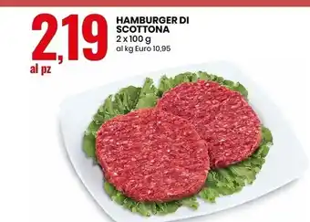 Eurospin Hamburger di scottona offerta