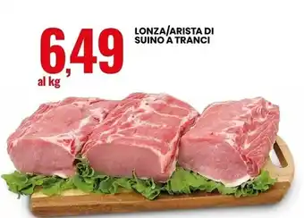 Eurospin Lonza/arista di suino a tranci offerta