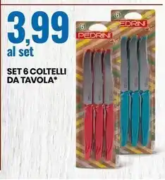 Eurospin Set 6 coltelli da tavola offerta