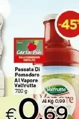 Crai Valfrutta Bio Passata Di Pomodoro 700 G(ml) offerta