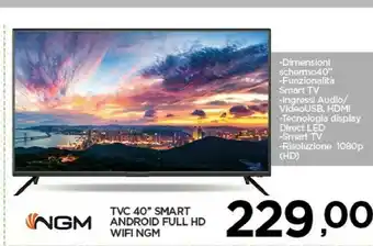 Ngm Tvc 40'' Smart Android Full Hd