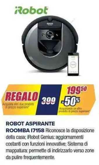 Trony ROBOT ASPIRANTE ROOMBA I7158 offerta